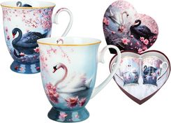 Zdjęcie Zestaw 2 kubków CARMANI W sercu Łabędzie 8400202 - Tarczyn
