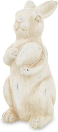 ceramiczna figurka królik z jajkiem 30.5x13x16 cm 8461029265665