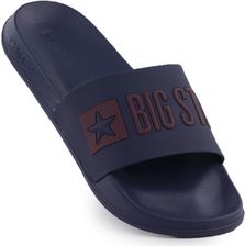 Zdjęcie Big Star Klapki męskie plażowe basenowe granatowe SS174361 - Sompolno