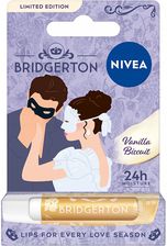 Zdjęcie Nivea Bridgerton Edition Vanilla Biscuit Pielęgnująca Pomadka Do Ust 4,8G - Lubartów