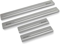 Zdjęcie Nakładki progowe do Nissan Note E11 FL 2008-2012 Minivan 5-drzwiowy one-line - Strzegom