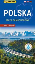 Zdjęcie POLSKA laminowana mapa samochodowa 1:650 000  - Mieroszów