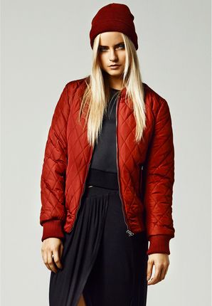 Parka dla kobiet Urban Classic diamond nylon