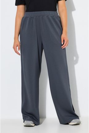 Damskie Spodnie dresowe rozcięcia po bokach szerokie nogawki elastyczny pas