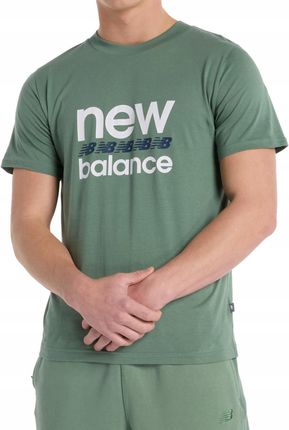 KOSZULKA męska T-SHIRT NEW BALANCE MT51940DKJ bawełniana sportowa 2XL