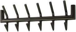 Zdjęcie NL Home Wieszak ścienny LARA 59 cm metalowy brązowy (NL1403571) - Mysłowice