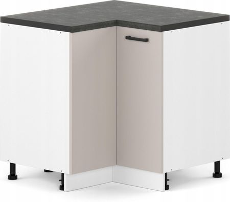 ULWE Szafka Kuchenna Narożna Dolna 90x90 cm Biała/Kaszmir (5906154464253)