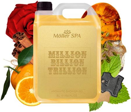 Moller Spa One Million Billion Trillion Żel Pod Prysznic Męski Zapach Perfum 5L