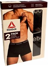 Zdjęcie Reebok Bokserki męskie 2-pack Czarne Czarne XL - Swarzędz