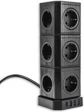 Zdjęcie Spacetronik Listwa Zasilająca 13AC, 3USB, 1USB-C (DMT_SPSCS01B, 5903031060799) - Sobótka
