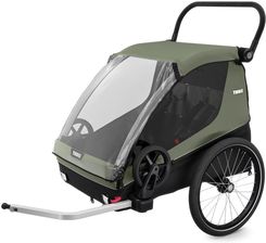 Zdjęcie Thule Courier - przyczepka rowerowa - podwójna, vintage green - Łochów