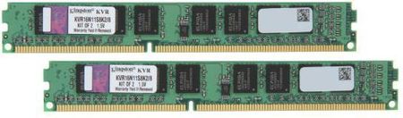 Kingston 2X4GB 1600MHZ DDR3 NON-ECC CL11 DIMM SR X8 (KVR16N11S8K2/8)