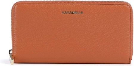 Coccinelle Metallic Soft | Portfel | brązowy