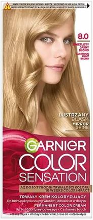 Garnier Color Sensation Krem koloryzujący 8.0 Świetlisty jasny blond