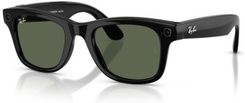 Zdjęcie Okulary RAY BAN Meta Wayfarer Gen 2 Czarny połysk - Łańcut