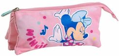Zdjęcie Piórnik Potrójny Minnie Mouse Różowy 2,2X1,1 22,5Cm - Turek
