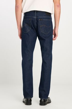 Męskie spodnie jeansowe proste LEE DAREN DARK INDIGO 112388516
