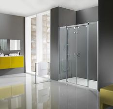 Drzwi prysznicowe Huppe Vista Manufaktura częściowo w ramie z segmentami stałymi do wnęki, 1800 mm VT0022 - zdjęcie 1