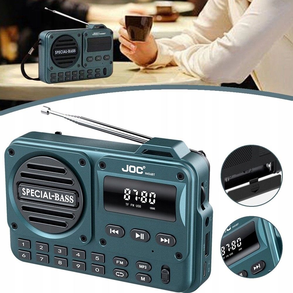 Radio Radio Bedee RADIO BLUETOOTH Niebieski - Opinie i ceny na Ceneo.pl