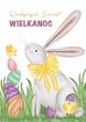 marka niezdefiniowana kartka wielkanocna zajączek
