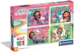 Zdjęcie Clementoni  Puzzle 4W1 Superkolor Domek Gaby 21752 - Głogów Małopolski