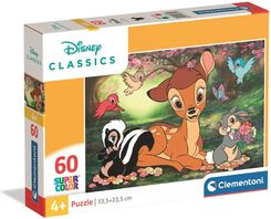 Zdjęcie Clementoni Puzzle 60 Superkolor Bambi 26319 - Borek Wielkopolski