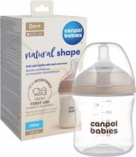 Zdjęcie Canpol Babies Butelka Natural Shape Ze Smoczkiem Dwustrefowym 150Ml 0M+ - Nisko