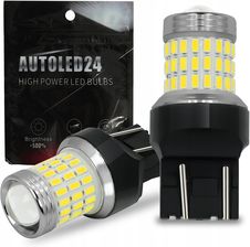 Autoled24 Żarówki Led W21/5W T20 Retrify Dzienne Drl Wsteczny Cofania 6500K Mini