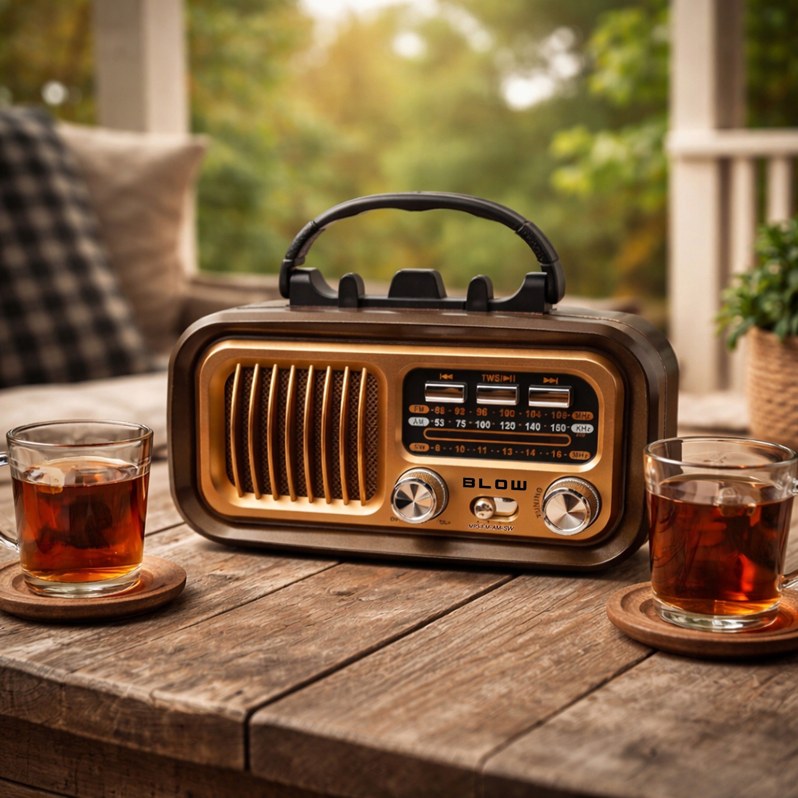 Radio Radio Blow RA16 Brązowy - Opinie i ceny na Ceneo.pl