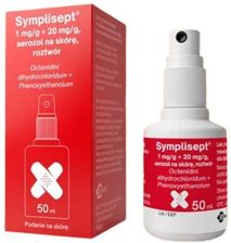 Zdjęcie Symplisept 1mg/g + 20mg/g Aerozol Na Skórę 50ml - Barwice