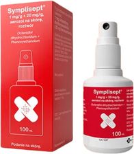 Zdjęcie Symplisept 1mg/g + 20mg/g Aerozol Na Skórę 100ml - Jedwabne