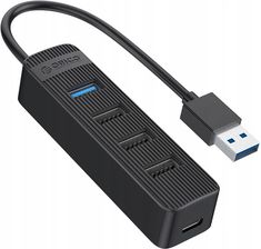 Zdjęcie Hub USB Orico ORICO-TWU32-4A-BK-EP-HU (ORICOTWU324ABKEPHU) - Słupca