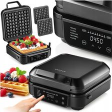 Zdjęcie Mozano Gofrownica 2 Duże Gofry 5 Programów 8 Stopni Wypieczenia Genius 2200W - Chęciny