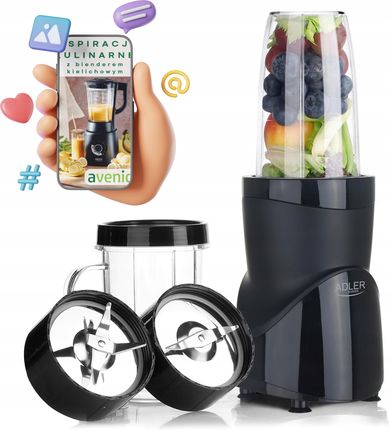 Blender do smoothie Adler AD 4084 z 4 pojemnikami