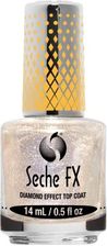 Zdjęcie Seche Fx Diamond Effect Top Coat Błyszczący Lakier Nawierzchniowy Gold 14Ml - Gniewkowo
