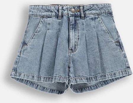 Spodenki jeansowe niebieskie z kieszeniami