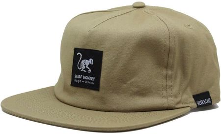 Czapka typu trucker – z płaskim daszkiem organiczna / dla dorosłych (piaskowy)