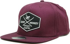 Zdjęcie Czapka Trucker – Płaski daszek – Snapback / Dorośli / Jeden rozmiar (Bordowy) - Piechowice