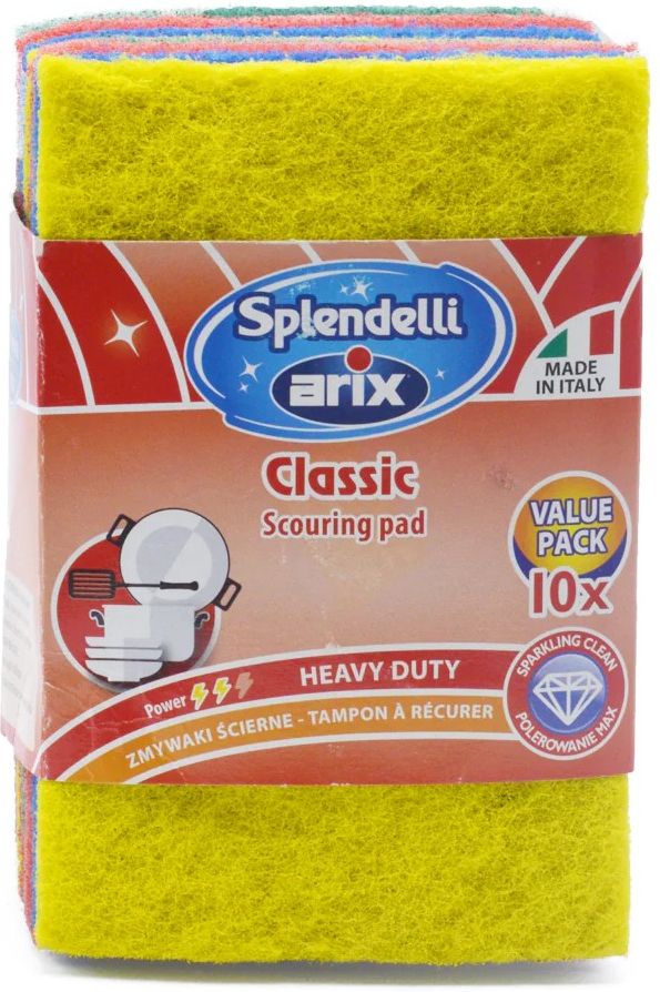 Arix S.p.A. Zmywak ścierny Splendelli Do naczyń i garnków 10szt 10x15cm ...