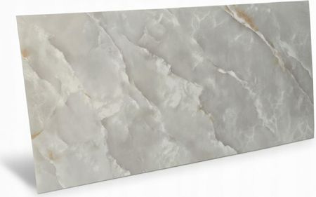 bez marki Naklejka na ścianę panel płytka samoprzylepny dekoracyjny marmur szary brąz 60x30 cm