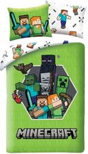 Zdjęcie Halantex Pościel z mikrofibry Minecraft 140x200+70x90cm MNC677BL - Bartoszyce