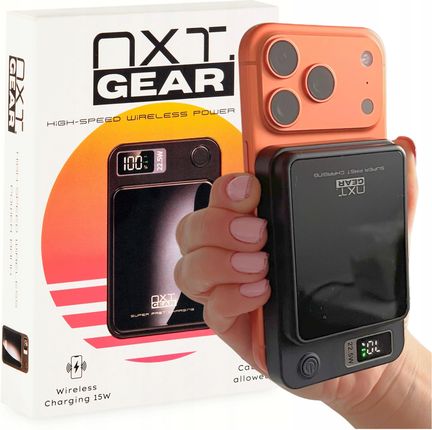 Nxt Gear Powerbank Magsafe Do Iphone 13 14 15 16 Magnetyczny Szybki Indukcyjny Mini