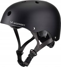 Zdjęcie Wozinsky Kask Rowerowy Bmx Hulajnoga M Czarny - Rzeszów