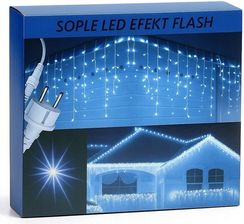 Zdjęcie Kurtyna świetlna 300 LED 10m IP44 sople 11 Fox - Pruszków