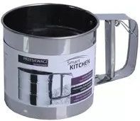 Zdjęcie Przesiewacz do mąki stal nierdzewna Smart Kitchen Baking Srebrny (5907569794898) - Ostroróg
