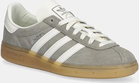 38 Buty damskie Adidas Originals Muenchen JS3990 szare skórzane
