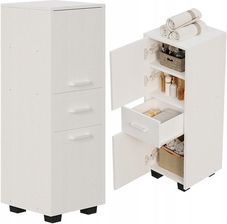 MuvuHome Rega� S�upek 2 drzwi 1 szuflada Bia�y 5904890447912