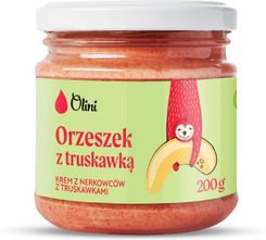 Zdjęcie Krem orzechowy z truskawką Olini Orzeszek 200 g - Myszków