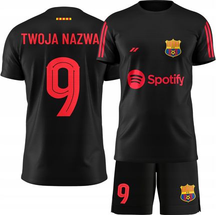 Strój Piłkarski Barcelona Z Nadrukiem Twoja Nazwa I Numer