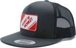 Zdjęcie Czapka Trucker - Płaski Daszek - Pełna Naszywka (Szary/Czerwony) - Dynów